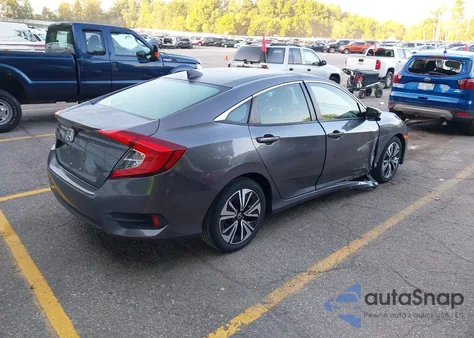 2018 Honda Civic Ex-T из США, поврежденный, VIN JHMFC1F34JX038041